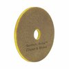 Scotch-Brite Clean and Shine Pad, 15 in. Diameter, Brown, 5PK 7100148013